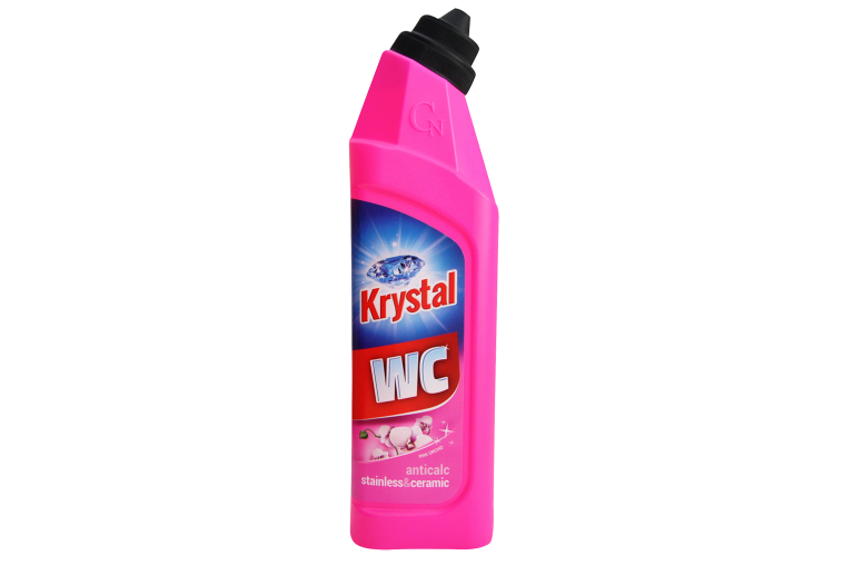 Čistící prostředek KRYSTAL WC růžový 750 ml