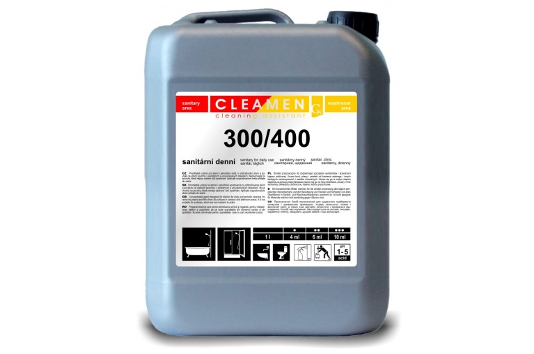 Čistící prostředek CLEAMEN 300/400 sanitární denní 5 L