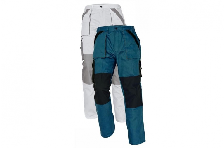 Pracovní kalhoty do pasu MAX zelená-černá