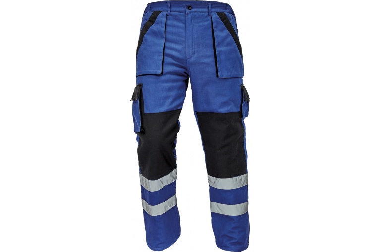 Pracovní kalhoty do pasu MAX WINTER REFLEX modrá-černá