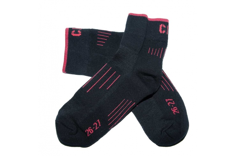 Ponožky NADLAT černá-červená