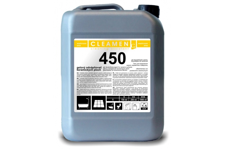 Čistící prostředek CLEAMEN 450 gelový odvápňovač 5 L
