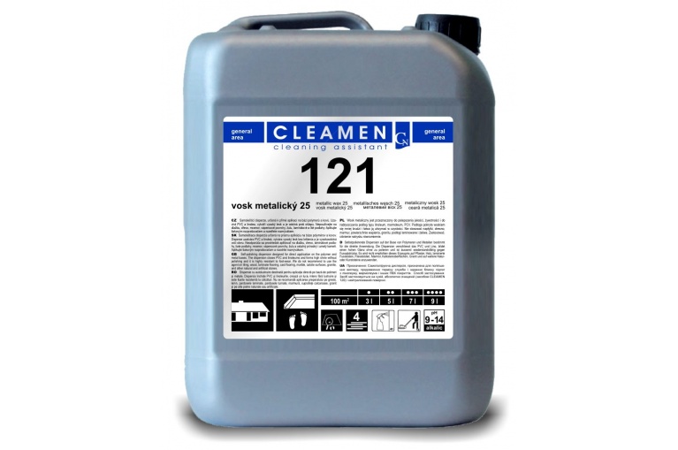 Čistící prostředek CLEAMEN 121 vosk metalic vosk 5 L