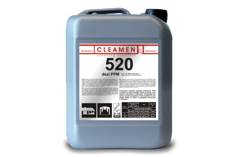Čistící prostředek CLEAMEN 520 dezi PPM 5 L