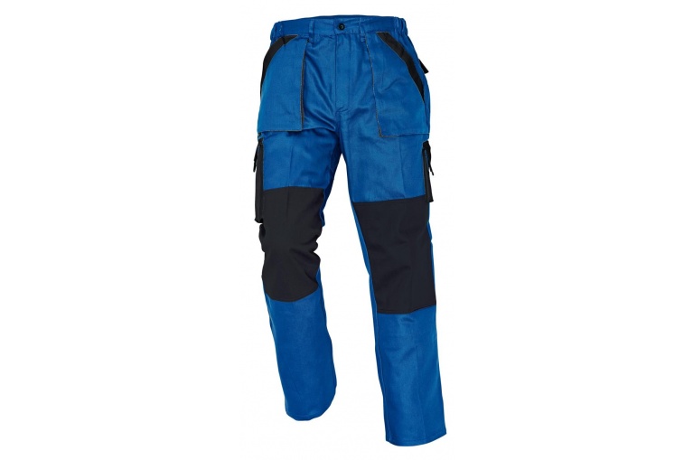 Pracovní kalhoty do pasu MAX modrá-černá