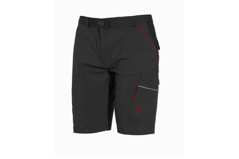 Pracovní bermudy outdoorové šedá IS BOOM softshell ligh