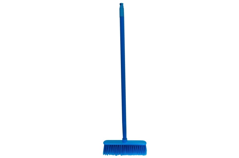 Smeták ECONOMY s tyčí 120 cm modrý