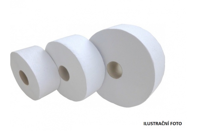Toaletní papír JUMBO 19 cm bělost 75%
