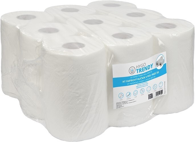 Papírové ručníky MIDI 12ks/bal