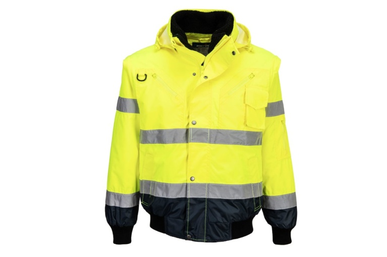 Bunda HV C465 3v1 winter bomber žlutá