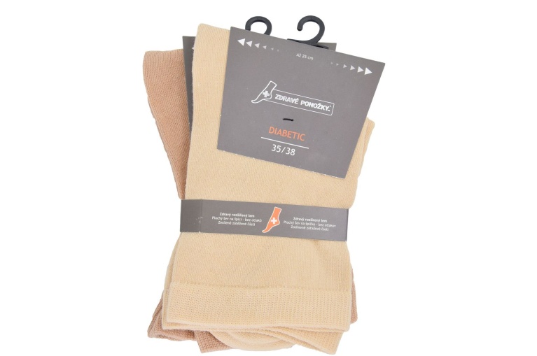 Ponožky DIABETIK rozšířené