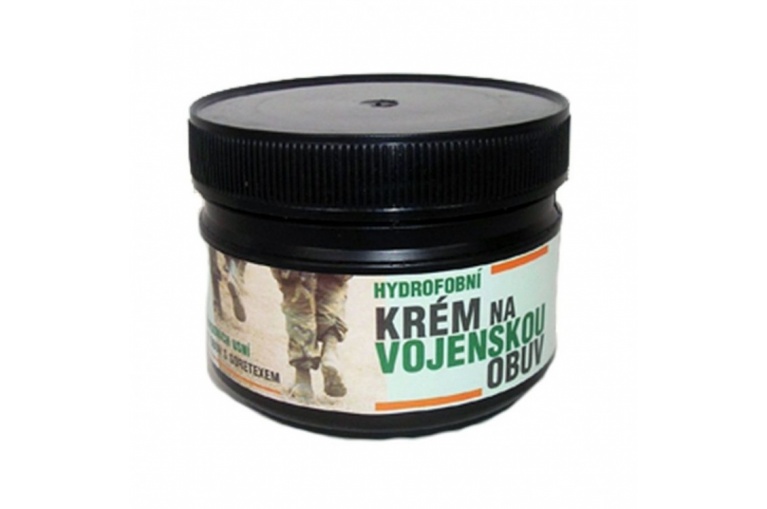 Krém na vojenskou (Gore-texovou) obuv 250gr černý