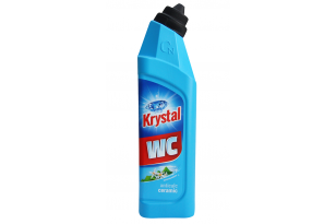 Čistící prostředek KRYSTAL WC modrý  kyselý 750 ml