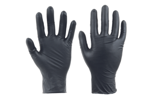 Rukavice SPOONBIL BLACK nitril. jednorázové