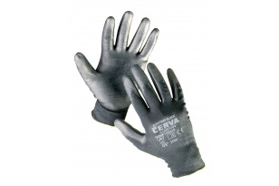 Pracovní nylonové rukavice BUNTING BLACK