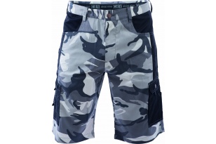 Pracovní šortky CRAMBE šedá camouflage