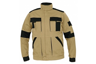 Pracovní bunda montérková písková MAX SUMMER