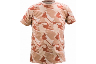 CRAMBE tričko béžová camouflage