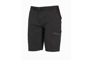 Pracovní bermudy outdoorové šedá IS BOOM softshell ligh