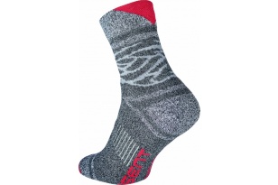 OWAKA ponožky šedá/červená