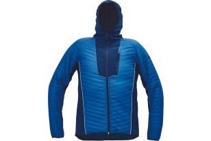 Pracovní bunda zimní s kapucí modrá RONNE doprodej