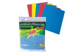 Houbová utěrka CLANAX sada  5ks/ba 18x16x0,5cm 0220048