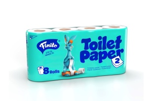 T.p. FINITO 2-vrstvy  18 m, 160 útržků celuoza (8x4) 32ks/bal