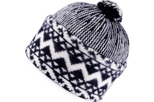 ZMIJOVKA čepice navy,černá,zelená/smetanová