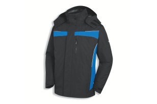 Bunda UVEX 3v1 černo-modrá