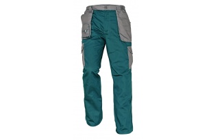 Pracovní kalhoty do pasu MAX EVOLUTION zelená-šedá