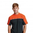Pracovní triko EMERTON černá/oranžová